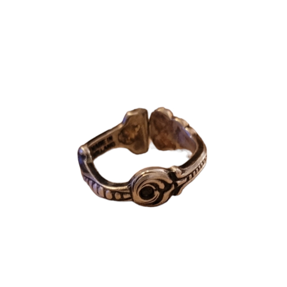 Vintage Boho Flatware Spoon Ring Size 4